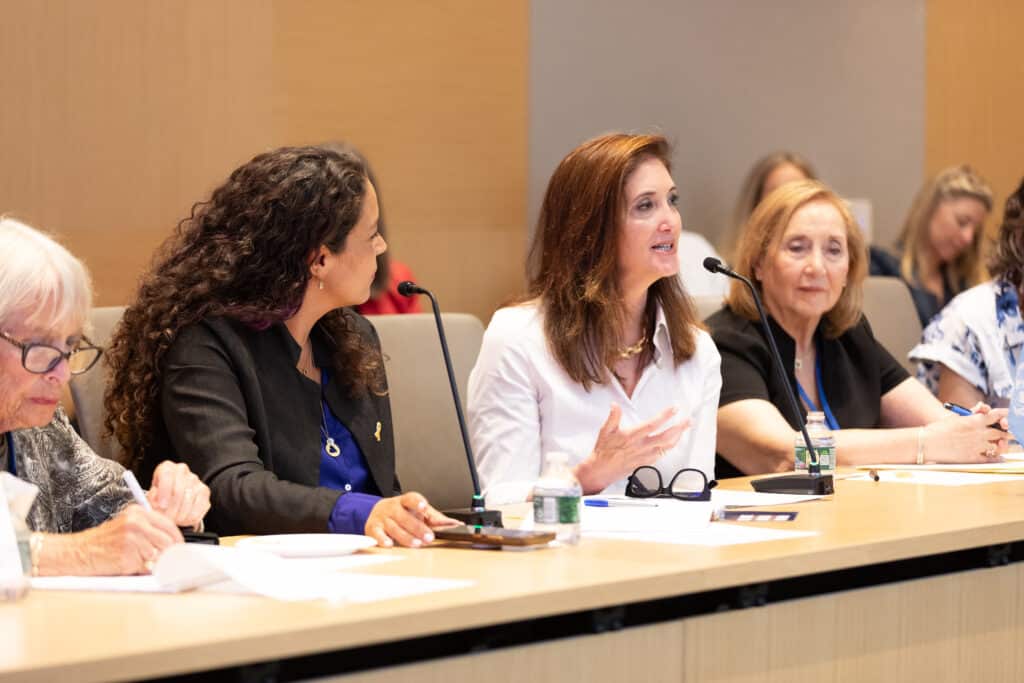 Jewish Women International CEO, Meredith Jacobs speaks at the UN